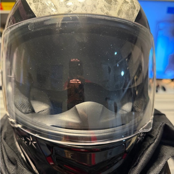 Harley-Davidson Black and Silver Helmet