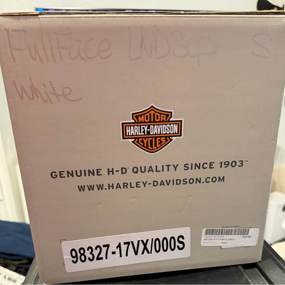 Harley-Davidson Black and Silver Helmet