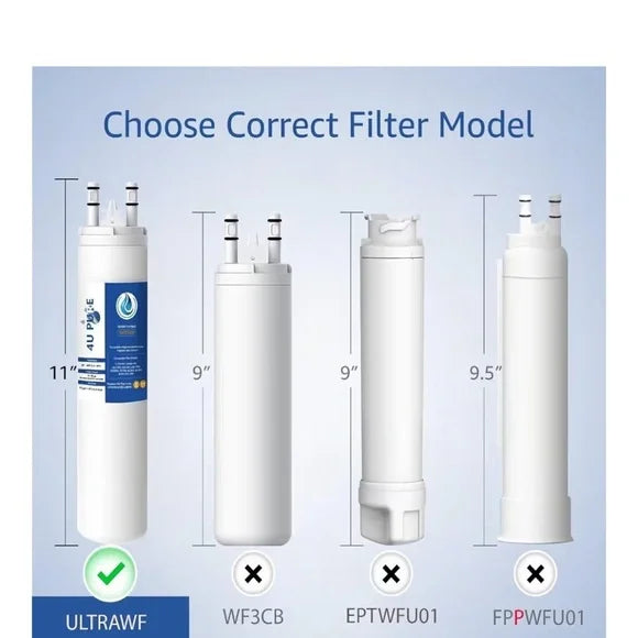 4U Pure Refrigerator Water Filter Set